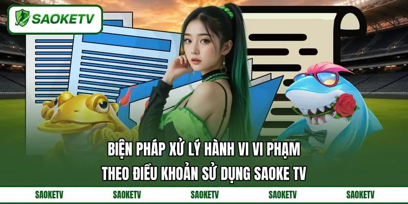 Biện pháp xử lý hành vi vi phạm theo điều khoản sử dụng SAOKE TV Biện pháp xử lý hành vi vi phạm theo điều khoản sử dụng SAOKE TV